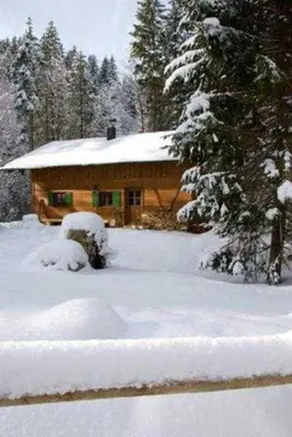 Almhaus Webermohof im Winter