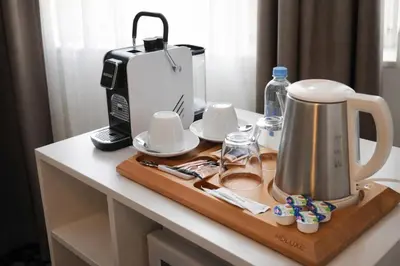 Kaffee-/Teezubehör in der Unterkunft Hotel Bayer's