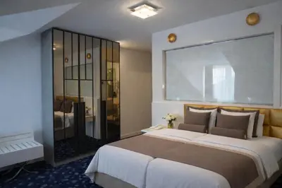 Ein Bett oder Betten in einem Zimmer der Unterkunft Hotel Bayer's