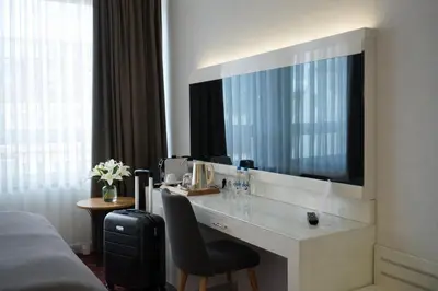 Ein Bett oder Betten in einem Zimmer der Unterkunft Hotel Bayer's