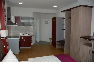 Küche/Küchenzeile in der Unterkunft Alpina home