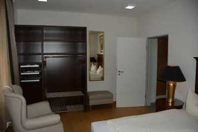Ein Bett oder Betten in einem Zimmer der Unterkunft Alpina home
