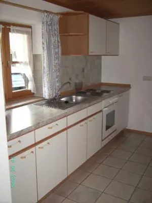 Küche/Küchenzeile in der Unterkunft Ferienwohnung Regauer
