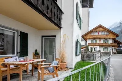 Das Gebäude in dem sich die Ferienwohnung befindet