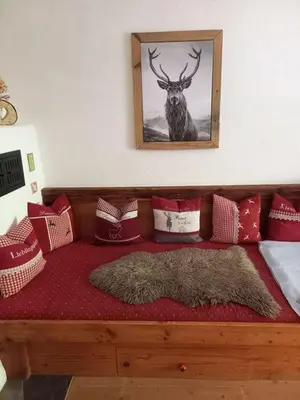 Ein Bett oder Betten in einem Zimmer der Unterkunft Schönfeldjoch