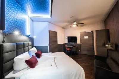 Ein Bett oder Betten in einem Zimmer der Unterkunft premium by GS Hotel