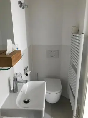 Ein Badezimmer in der Unterkunft Hotel Garni Goldammer