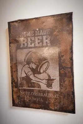 Ein Zertifikat, Auszeichnung, Logo oder anderes Dokument, das in der Unterkunft Brauerei Gasthaus Lohhof im Münchner Norden, direkt an der S1, nähe vom Flughafen, Zentrum, A92, Allianz Arena, Ruderregatta und Schießanlage G- Hochbrück entfernt, Internationale Küche ausgestellt ist