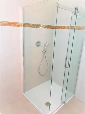 Ein Badezimmer in der Unterkunft Ferienwohnung Royal Walchensee