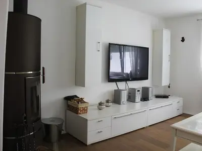 TV/Unterhaltungsangebot in der Unterkunft Ferienwohnung Staudacher