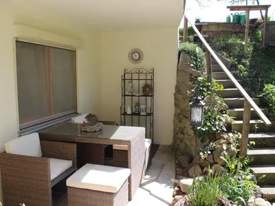Ein Garten an der Unterkunft Ferienwohnung Staudacher