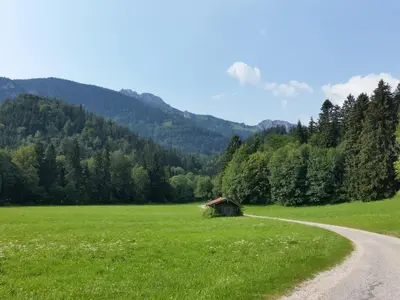 Naturlandschaft in der Nähe der Ferienwohnung