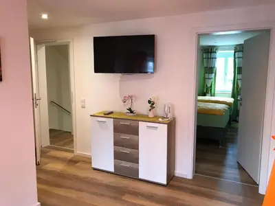 TV/Unterhaltungsangebot in der Unterkunft Gästehaus Sarker