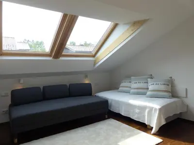 Ein Bett oder Betten in einem Zimmer der Unterkunft Truchtling Appartements
