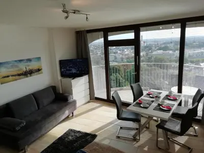 TV/Unterhaltungsangebot in der Unterkunft Hotelturm Apartment