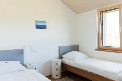 Ein Bett oder Betten in einem Zimmer der Unterkunft Ferienhaus Schmidhuber