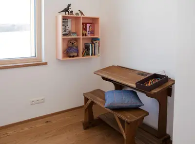 Die Bibliothek in der Ferienwohnung