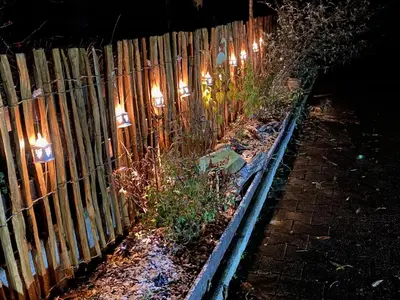 Ein Garten an der Unterkunft Ferienwohnung Auszeit im Pfaffenwinkel - Wessobrunn