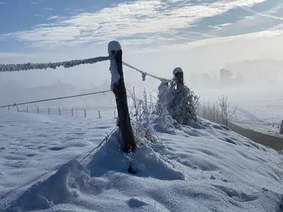 Ferienwohnung Auszeit im Pfaffenwinkel - Wessobrunn im Winter