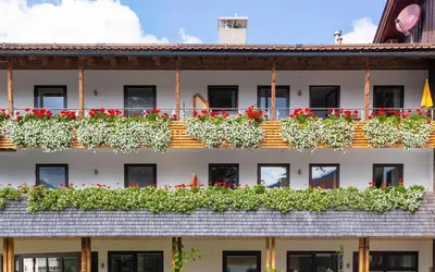 Ein Balkon oder eine Terrasse in der Unterkunft Haus Panorama