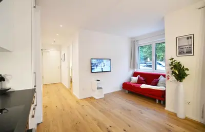 TV/Unterhaltungsangebot in der Unterkunft Modern apartment near downtown