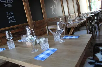 Getränke in der Unterkunft Hotel Brunnthal