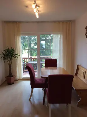 Ein Sitzbereich in der Unterkunft Haus Willer