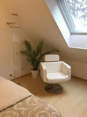 Ein Sitzbereich in der Unterkunft Haus Willer