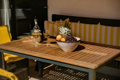 Essen in der Ferienwohnung oder in der Nähe