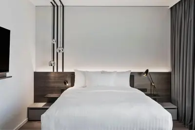 Ein Bett oder Betten in einem Zimmer der Unterkunft Residence Inn by Marriott Munich Ostbahnhof