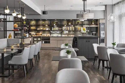 Lounge oder Bar in der Unterkunft Residence Inn by Marriott Munich Ostbahnhof