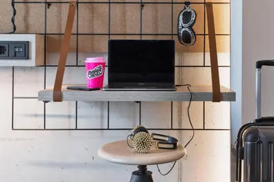 TV/Unterhaltungsangebot in der Unterkunft Moxy Munich Ostbahnhof