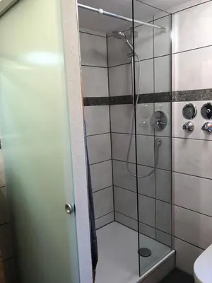 Ein Badezimmer in der Unterkunft Goldbichl