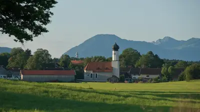 Naturlandschaft in der Nähe des Privatzimmers