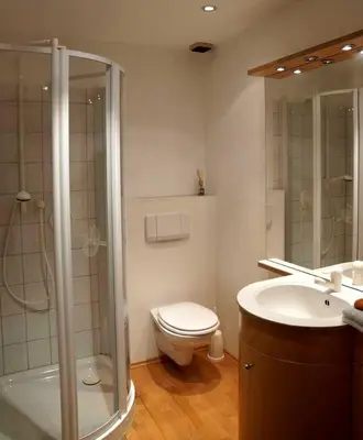Ein Badezimmer in der Unterkunft Ferienwohnung Del Toso
