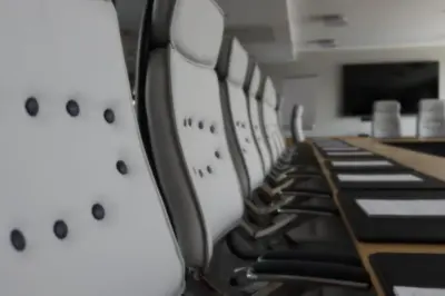 Der Geschäftsbereich oder Konferenzraum in der Unterkunft Intergroup Business & Design Hotel Ingolstadt