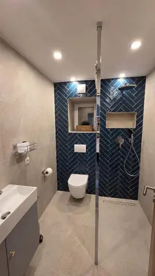 Ein Badezimmer in der Unterkunft Ferienwohnung Schloßberg 1