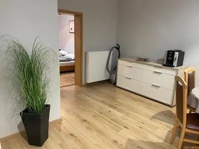 Küche/Küchenzeile in der Unterkunft Ferienwohnung Peißenberg