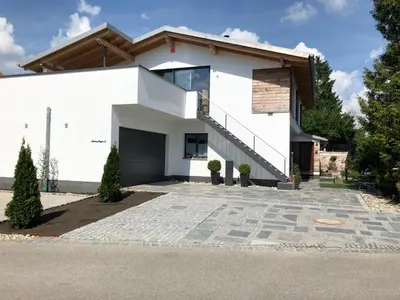 Das Gebäude in dem sich die Ferienwohnung befindet