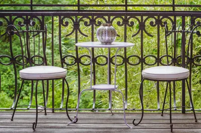 Ein Balkon oder eine Terrasse in der Unterkunft Wohnung im Herzen Diessens