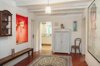 Küche/Küchenzeile in der Unterkunft Wohnung im Herzen Diessens