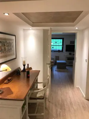 Küche/Küchenzeile in der Unterkunft Ferienwohnung am Hörnle