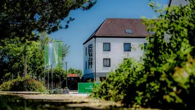 Das Gebäude in dem sich das Hotel befindet