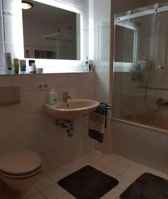 Ein Badezimmer in der Unterkunft Apartment Bavaria