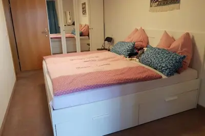 Ein Bett oder Betten in einem Zimmer der Unterkunft Apartment Bavaria