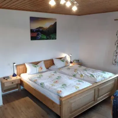 Ein Bett oder Betten in einem Zimmer der Unterkunft Braun-Hof Fam Mayr jun