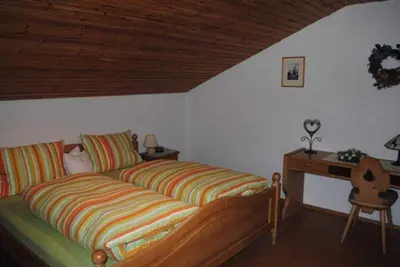 Ein Bett oder Betten in einem Zimmer der Unterkunft Braun-Hof Fam Mayr jun