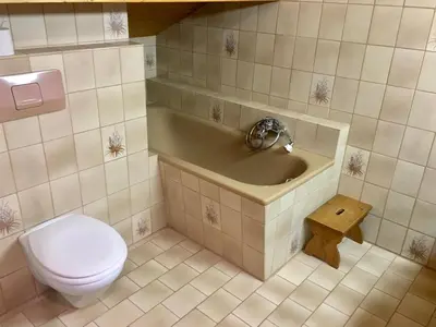 Ein Badezimmer in der Unterkunft Ferienwohnung am Chiemsee