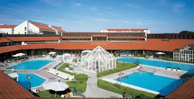 Der Swimmingpool an oder in der Nähe von Hotel Fortuna