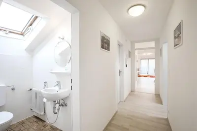 Ein Badezimmer in der Unterkunft Lovely City Center Apartment